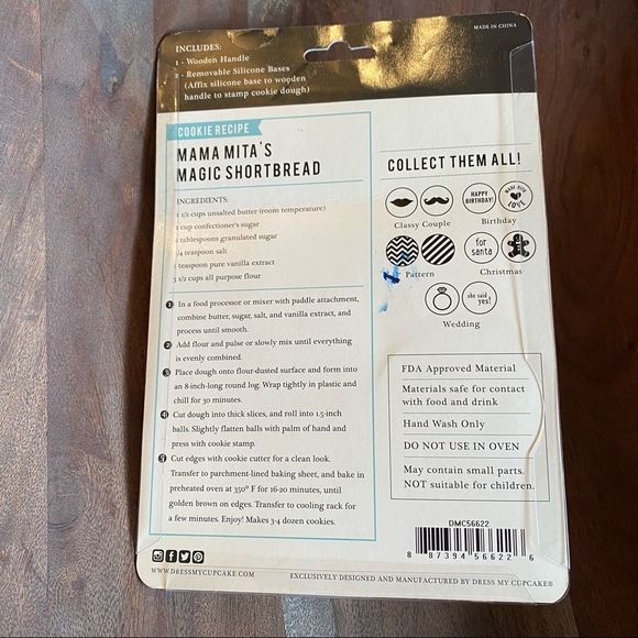 Dress my cupcake vintage cookie stampers wedding NEW IN PACKAGE - Picture 3 of 3